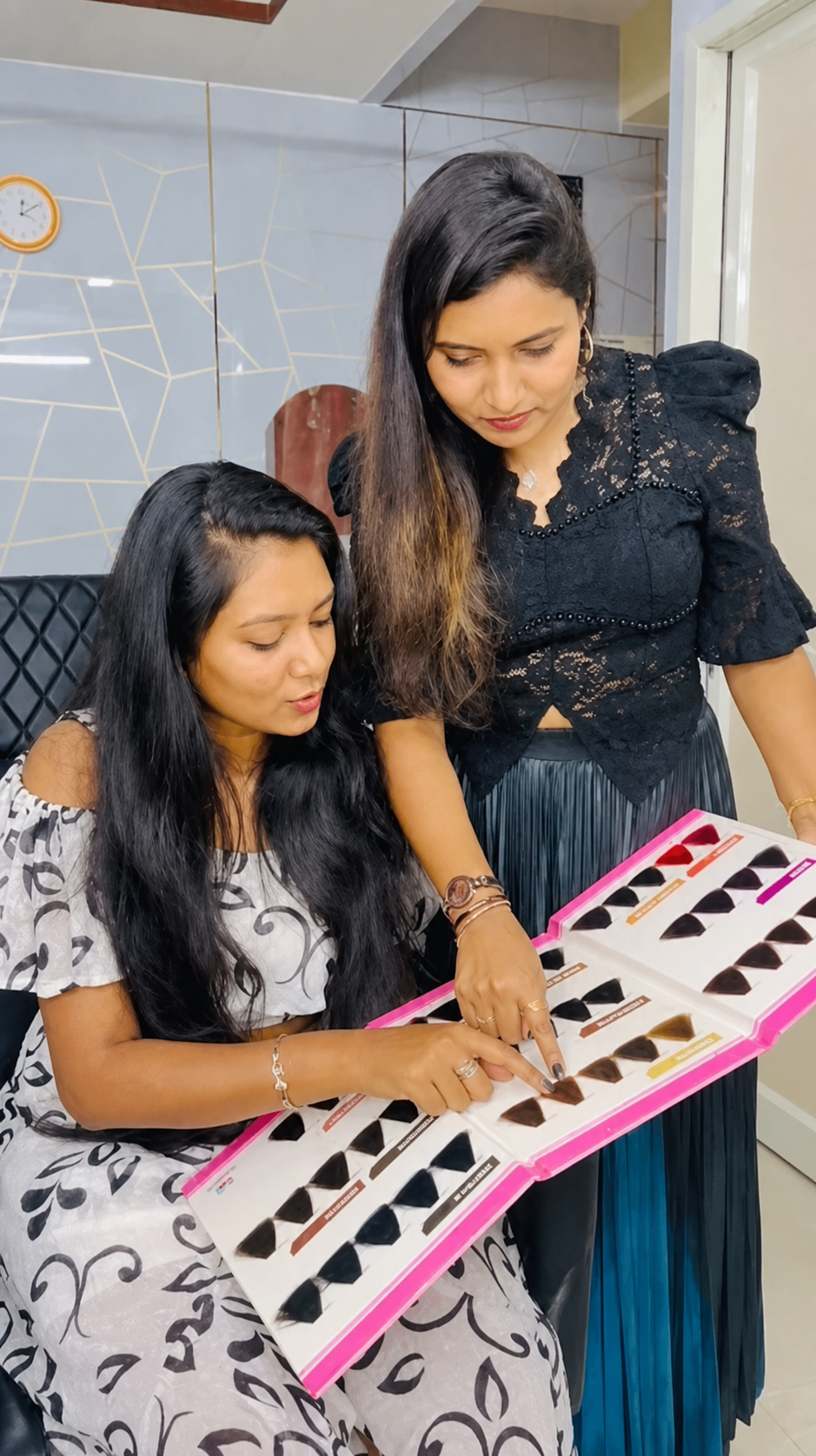 Practical beauty training at Shree Academy in Visakhapatnam